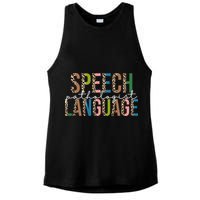 Speech Language Pathologist Ladies PosiCharge Tri-Blend Wicking Tank