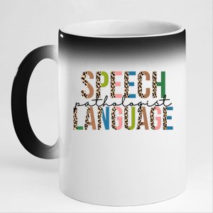 Speech Language Pathologist 11oz Black Color Changing Mug