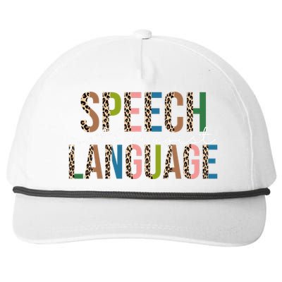 Speech Language Pathologist Snapback Five-Panel Rope Hat