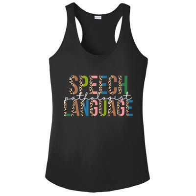 Speech Language Pathologist Ladies PosiCharge Competitor Racerback Tank