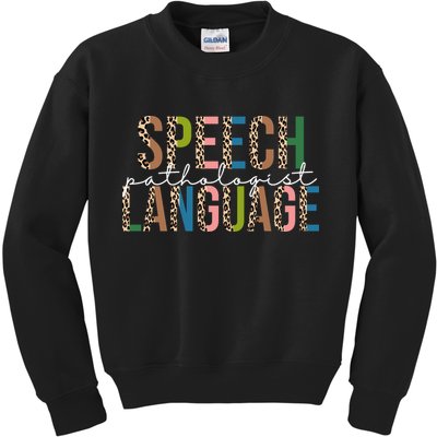 Speech Language Pathologist Kids Sweatshirt