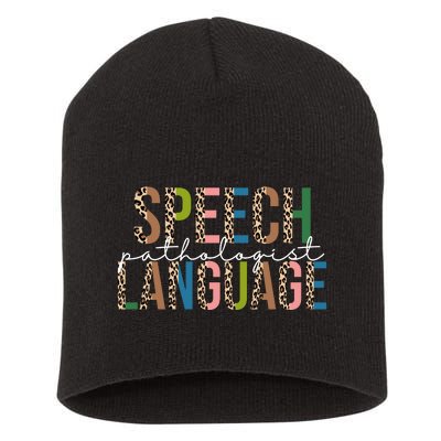 Speech Language Pathologist Short Acrylic Beanie