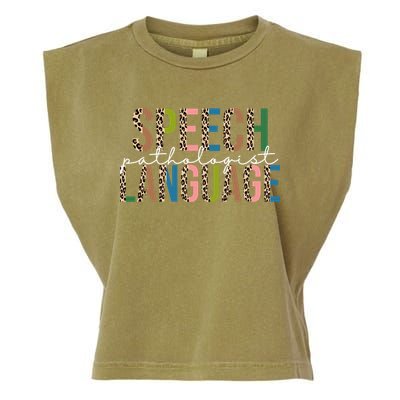 Speech Language Pathologist Garment-Dyed Women's Muscle Tee