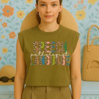 Speech Language Pathologist Garment-Dyed Women's Muscle Tee