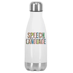 Speech Language Pathologist Stainless Steel Insulated Water Bottle