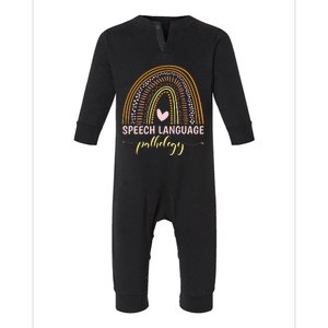 Speech Language Pathology Language Pathologist Therapy Infant Fleece One Piece