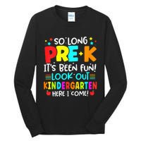 So Long Pre K Kindergarten Here Graduate Last Day Of School Tall Long Sleeve T-Shirt