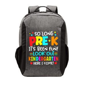 So Long Pre K Kindergarten Here Graduate Last Day Of School Vector Backpack