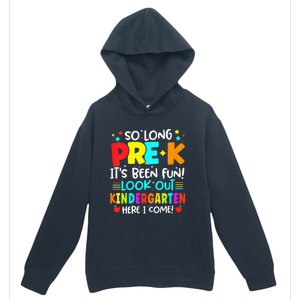 So Long Pre K Kindergarten Here Graduate Last Day Of School Urban Pullover Hoodie