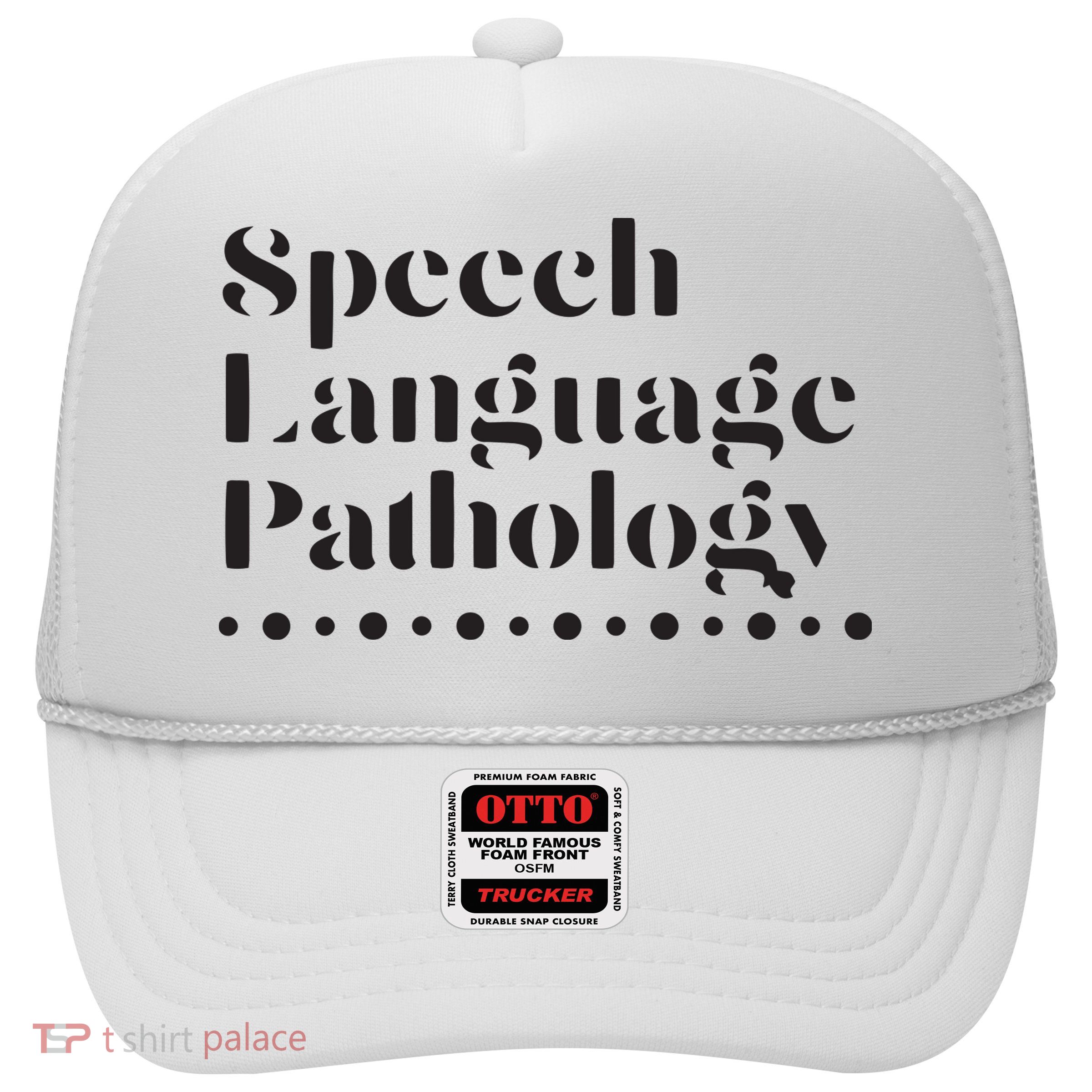 Speech Language Pathology SLP Speech Therapy Gift Trucker Hat