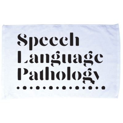 Speech Language Pathology SLP Speech Therapy Gift Microfiber Hand Towel