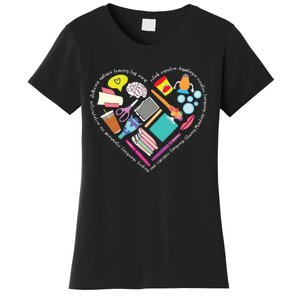 Speech Language Pathology SLP Speech Pathologist Heart Shape Women's T-Shirt