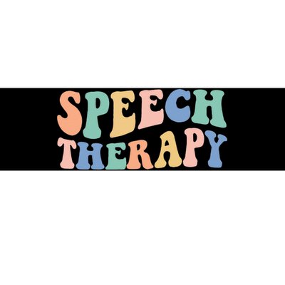 Speech Language Pathologist Rainbow Speech Therapy Gift SLP Bumper Sticker