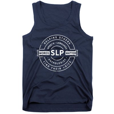 Speech Language Pathology SLP Speech Therapy Tee Tank Top