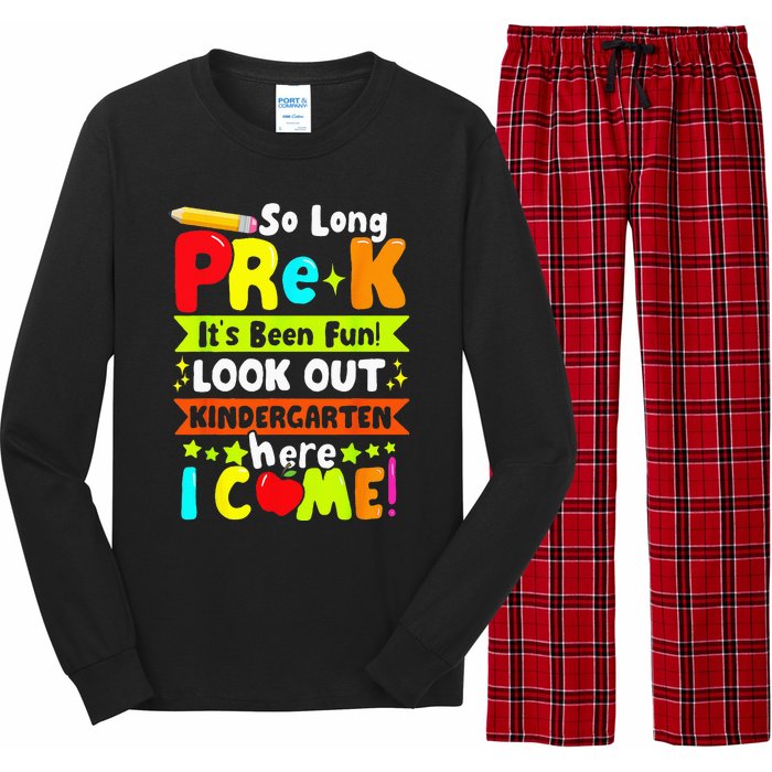 So Long Pre K Its Been Kindergarten Here I Come Long Sleeve Pajama Set