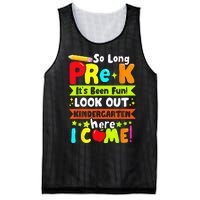 So Long Pre K Its Been Kindergarten Here I Come Mesh Reversible Basketball Jersey Tank