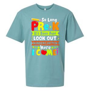 So Long Pre K Its Been Kindergarten Here I Come Sueded Cloud Jersey T-Shirt