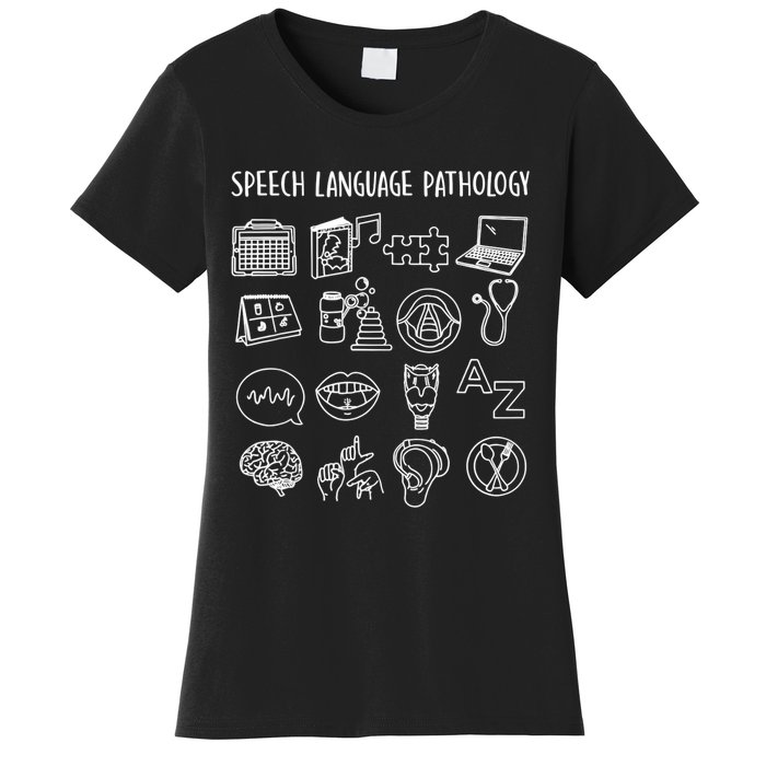 Speech Language Pathology Pathologist SLP Speech Therapist Women's T-Shirt