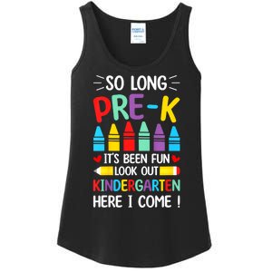 So Long Pre K Graduation Kindergarten Here I Come 2024 Gift Ladies Essential Tank