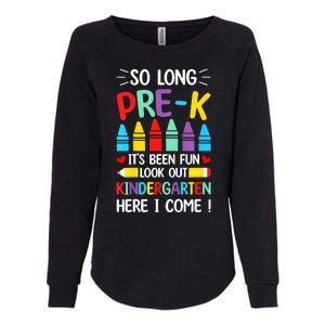 So Long Pre K Graduation Kindergarten Here I Come 2024 Gift Womens California Wash Sweatshirt