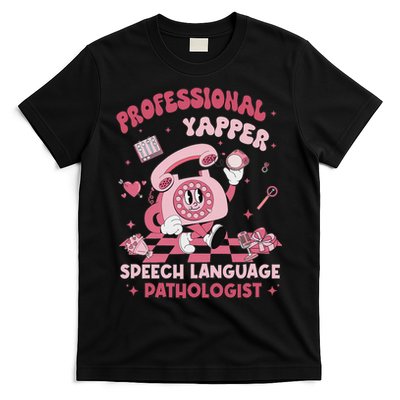Speech Language Pathologist Retro Slp Professional Yapper T-Shirt