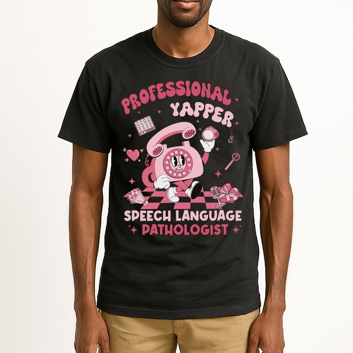 Speech Language Pathologist Retro Slp Professional Yapper Tall T-Shirt
