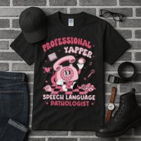 Speech Language Pathologist Retro Slp Professional Yapper Tall T-Shirt