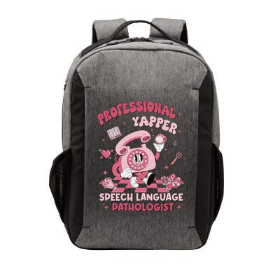 Speech Language Pathologist Retro Slp Professional Yapper Vector Backpack