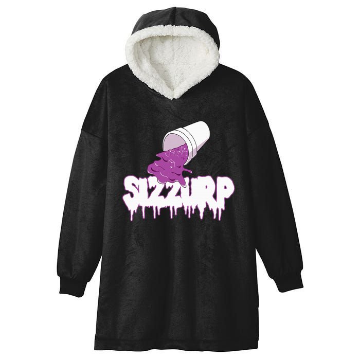 Sizzurp Lean Purple Drank Hooded Wearable Blanket