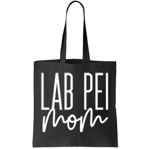 S Lab Pei Mom Cute Labrador Sharpei Mix Dog Love My Lab Pei Premium Tote Bag