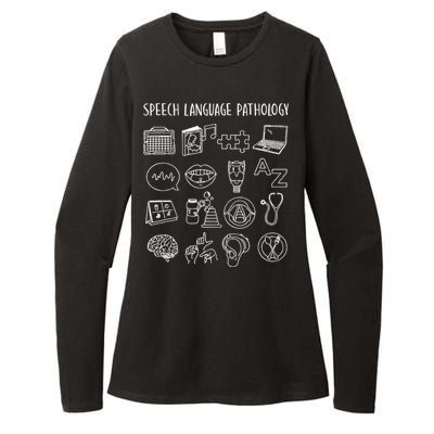 Speech Language Pathology Pathologist SLP Speech Therapist Womens CVC Long Sleeve Shirt