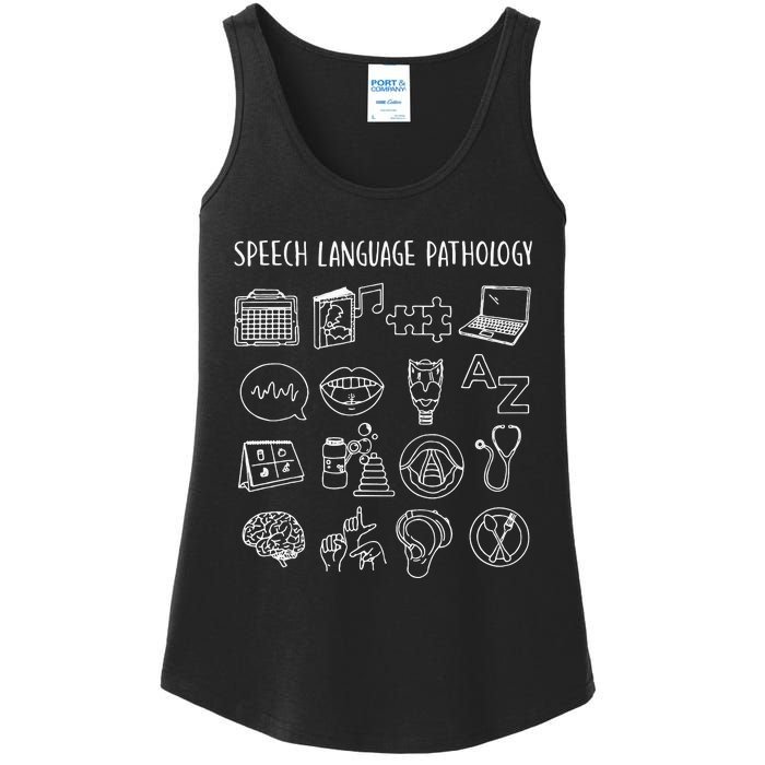 Speech Language Pathology Pathologist SLP Speech Therapist Ladies Essential Tank