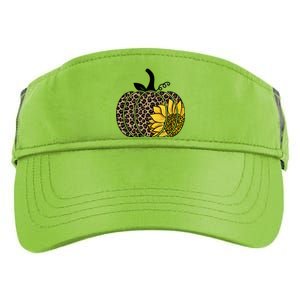 Sunflower Leopard Pumpkin Adult Drive Performance Visor