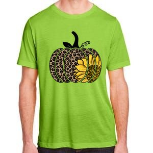 Sunflower Leopard Pumpkin Adult ChromaSoft Performance T-Shirt