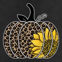 Sunflower Leopard Pumpkin Adult Drive Performance Visor