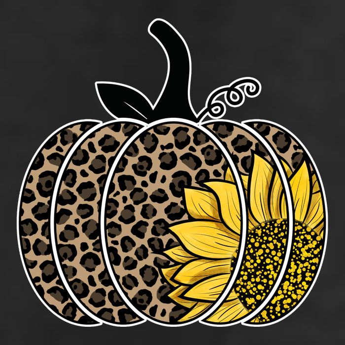 Sunflower Leopard Pumpkin Adult Drive Performance Visor