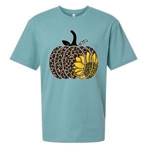 Sunflower Leopard Pumpkin Sueded Cloud Jersey T-Shirt