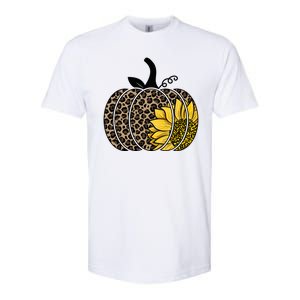 Sunflower Leopard Pumpkin Softstyle CVC T-Shirt