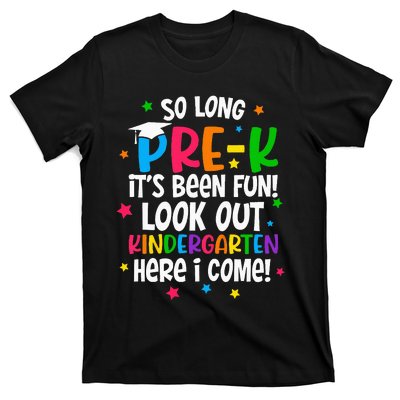 So Long PreK Kindergarten Here I Come Graduation Gifts T-Shirt