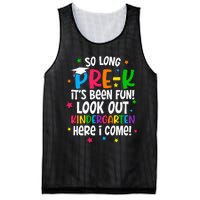 So Long PreK Kindergarten Here I Come Graduation Gifts Mesh Reversible Basketball Jersey Tank