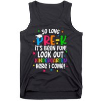 So Long PreK Kindergarten Here I Come Graduation Gifts Tank Top