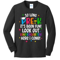 So Long PreK Kindergarten Here I Come Graduation Gifts Kids Long Sleeve Shirt