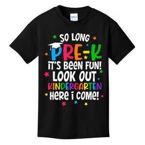 So Long PreK Kindergarten Here I Come Graduation Gifts Kids T-Shirt