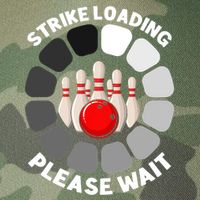 Strike Loading Please Wait Funny Bowling Player Lover Legacy Tie Dye Trucker Hat