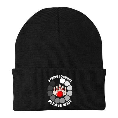 Strike Loading Please Wait Funny Bowling Player Lover Beanie