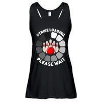 Strike Loading Please Wait Funny Bowling Player Lover Ladies Essential Flowy Tank