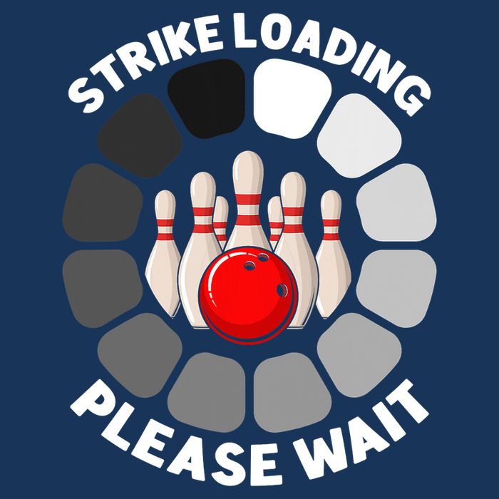 Strike Loading Please Wait Funny Bowling Player Lover Infant Baby Jersey Bodysuit