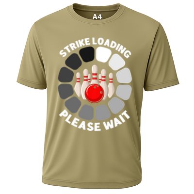 Strike Loading Please Wait Funny Bowling Player Lover Performance Shirt