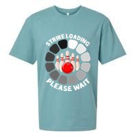 Strike Loading Please Wait Funny Bowling Player Lover Sueded Cloud Jersey T-Shirt