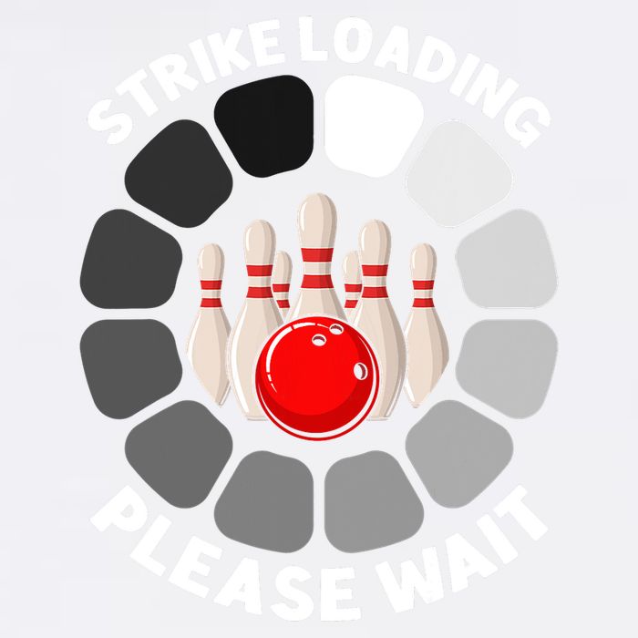 Strike Loading Please Wait Funny Bowling Player Lover Garment-Dyed Sweatshirt